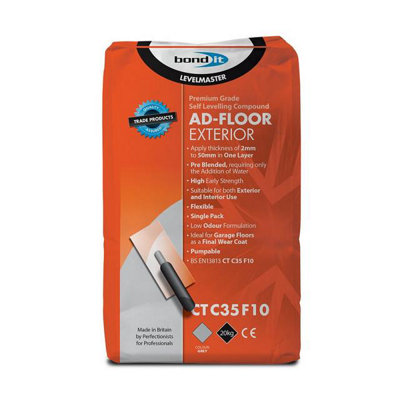 Bond It AD-FLOOR EXTERIOR 2-50mm depth Latex Self Leveling Compound ...