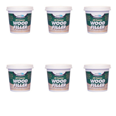 Bond It All Purpose Wood Filler White, 250ml    BDWF1WH(N) (Pack of 6)