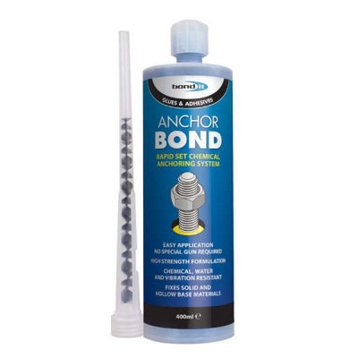 BOND-IT Anchor Bond Rapid Set Chemical anchoring System 400ml - Pack of 6