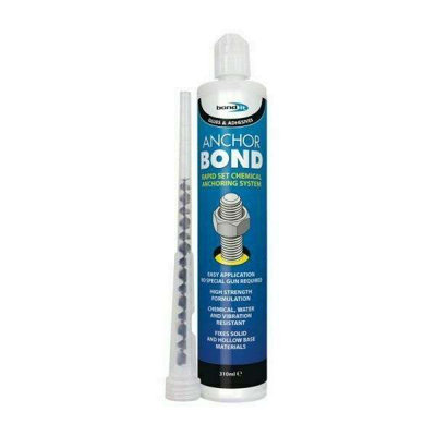 BOND-IT Anchor Bond Resin Rapid Set  Construction Adhesive 310ml - Pack of 3