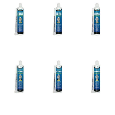 BOND-IT Anchor Bond Resin Rapid Set  Construction Adhesive 310ml - Pack of 6