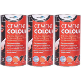 Bond-It BDH060BL Black Powdered Cement Dye Black 1kg   BDH060BL (Pack of 3)