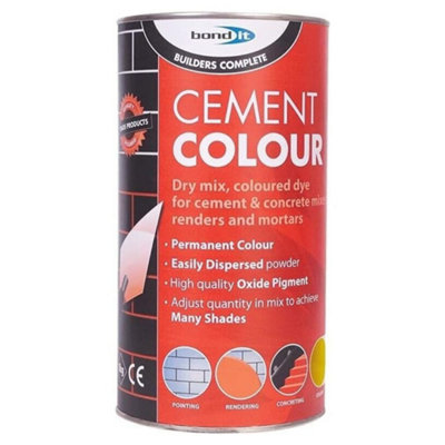 Bond-IT Cement Dye Powder Cement Colour Brick Red 1kg Pack of 3