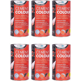 Bond-IT Cement Dye Powder Cement Colour Brick Red 1kg Pack of 6