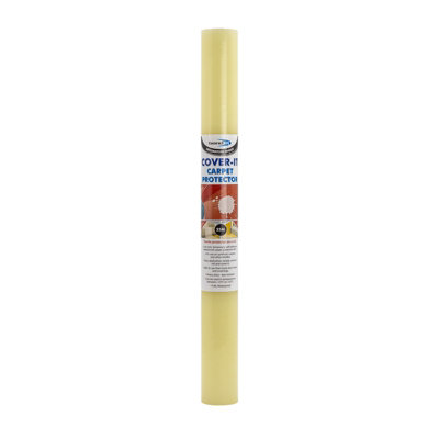 Bond It Clear Carpet Protector Dust Sheet Film Roll - 25m