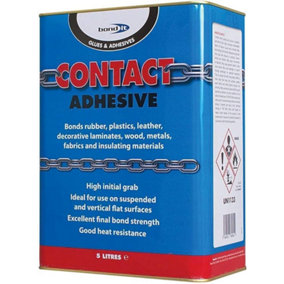 Bond It Contact Adhesive Premium Solvent Based Glue 5 Litres