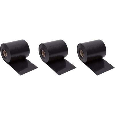 Bond It Damp Proof Course 100mm X 30m BS6515 Black, DPC100 DPC100(N) (Pack of 3)