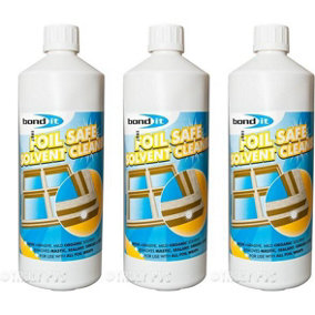 Bond It foil safe solvent cleaner 1 Litre BDC007(N) (Pack of 3)