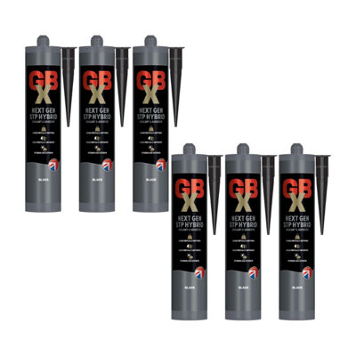 Bond It GBX Sealant & Adhesive - 6x Black, 290ml - Next Gen STP Hybrid ...
