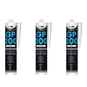 BOND IT GP200 General Purpose Silicone Translucent 310ml - Pack of 3