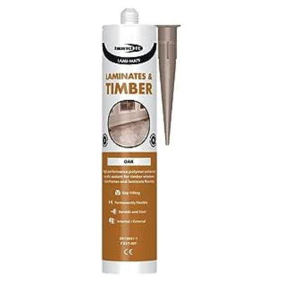 Bond It Lami-Mate Timber & Laminate Sealant Light Oak EU3 (Pack of 12)