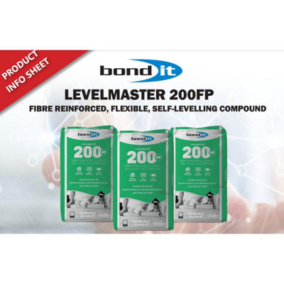 Bond It LEVELMASTER 200FP Flexible Self-Levelling Floor Compound ...