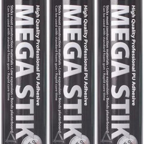 Bond it Mega Stik PU Adhesive 750ml         BDEFMS(n) (Pack of 3)