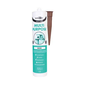 BOND IT Multimate Silicone Sealant Brown - Waterproof, Mould Resistant