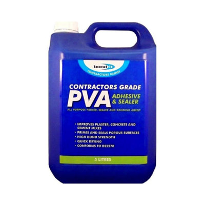 Evo-Stik General Purpose PVA Bonds Seals & Primes 5L - View #8