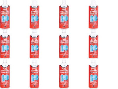 Bond It PVCu Fast Acting Solvent Cleaner CLEAR, 1L (RED BOTTLE) BDC003(n) (Pack of 12)