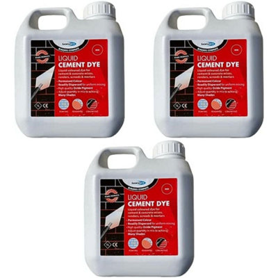 Bond It Red Liquid Cement Dye 1L (Pack of 3)