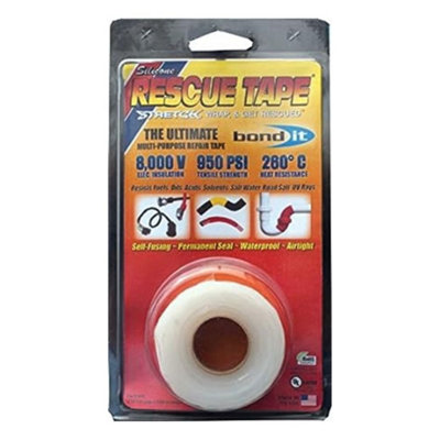 Bond It Silicone Rescue Tape White 25mm x 3.66m (Pack of 3)