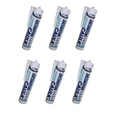 Bond It White Caulk Mate EU3 Cartridge 310ml BDOHC300(N) (Pack of 6
