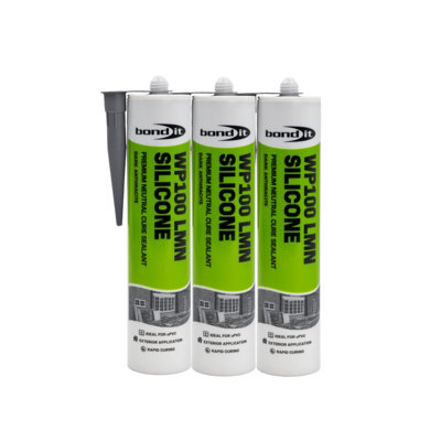 Silikon weiß für Innen- & aussen | Löwendicht Bausilikon 310 ml | Außenbereich Fenster | wasserfest/uv-beständig (2, weiß