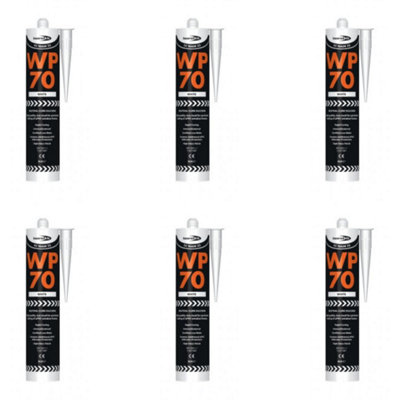 Bond it WP70 Oxime Silicone Anthracite EU3 310ml (Pack of 6)