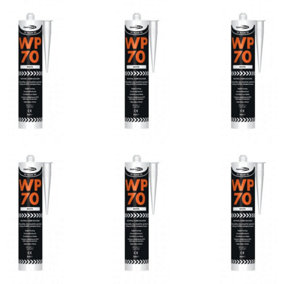 Bond it WP70 Oxime Silicone Anthracite EU3 310ml (Pack of 6)