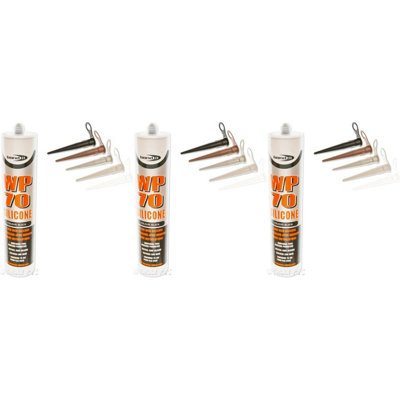 Bond It WP70 Silicone Sealant Low Modulus Neutral Cure Black WP70BL ...
