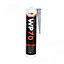 Bond It WP70 Silicone Sealant Low Modulus Neutral Cure Black