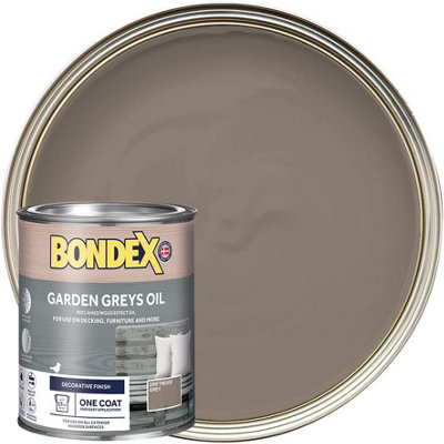 Bondex Garden Greys Oil Wood Effect - 750ml - Driftwood Grey
