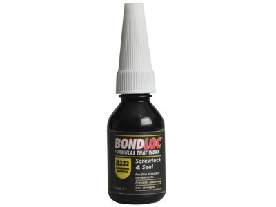 Bondloc B222-10 B222 Screwlock Low Strength Threadlocker 10ml BONB22210