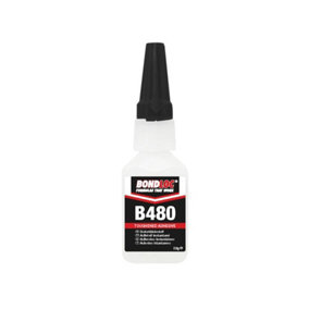 Bondloc B480-20 B480 Black Rubber Toughened Cyanoacrylate 20g BONB48020