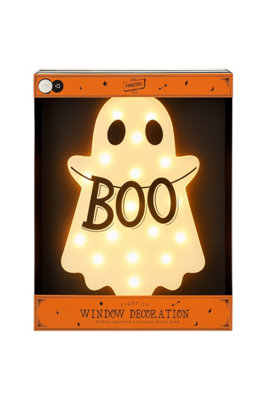 Boo Ghost Light Up Window Silhouette