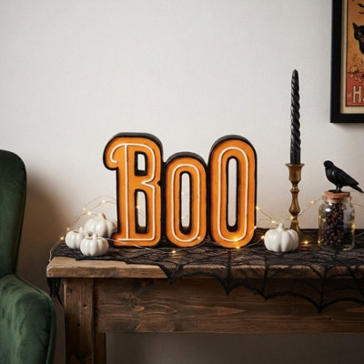 Boo Halloween Display Sign Decor