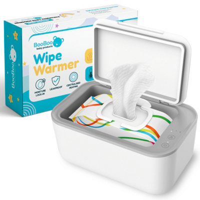 BooBoo Baby Wipe Warmer Wipe Warmer for Babies Large Capacity Wet Wipe Dispenser x3 Precise Temperature Modes with Fast Heating