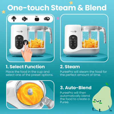 BooBoo PureePro Baby Food Maker, Multifunctional Food Processor - Main Image