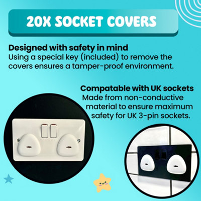 Booboo x38 Pack Magnet Child Safety Baby Proofing Kit x8 Magnetic