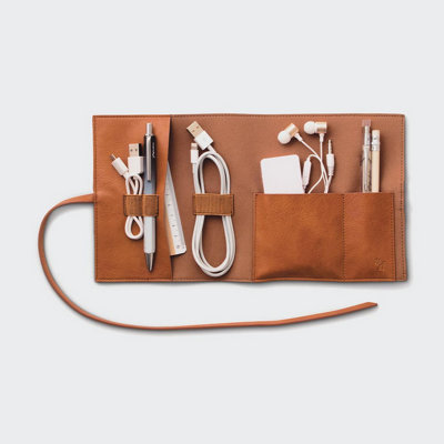 Bookaroo Travel Tech-Tidy in Brown