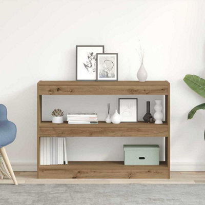 Bookcase Artisan oak 100 x 30 x 72 cm Engineered Wood