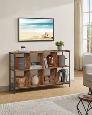 Bookcase, Bookshelf, Ladder Shelf 2-Tier, Display Storage Rack Shelf ...