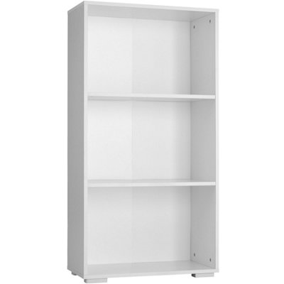 Bookshelf Lexi - Bookcase with 3 shelves - white