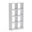 Boon 8 Cube Shelving Unit Eco-Friendly Bookcase Freestanding Heavy Duty White, Made in Austria (H)1470mm (W)740mm (D)330mm