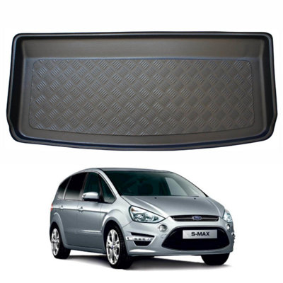 Boot Liner for Ford S-Max (2006-2014) Tailored Waterproof Car Tray 7 Seats