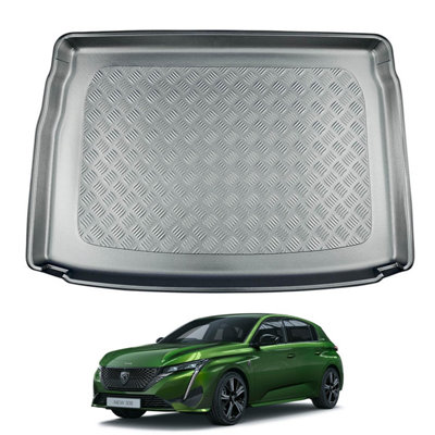 Boot Liner for Peugeot 308 Plug-in Hybrid 2021- Tailored Car Floor Guard Tray