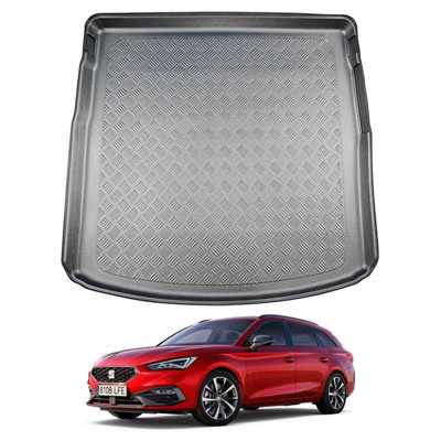 Boot Liner for Seat Leon (2020+) Sportstourer Tailored Fit Car Floor Mat Guard