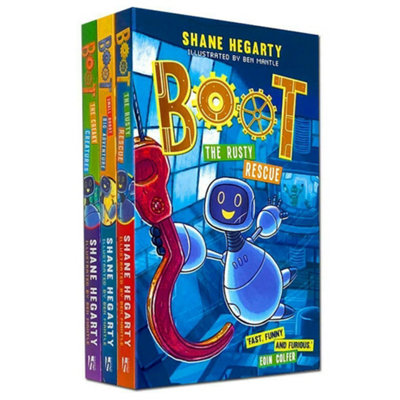 Boot Series 3 Books Set Collection by Shane Hegarty (Small robot-Big ...