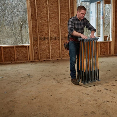 BORA Centipede 4x8 15 Strut Work Stand Table XL Sawhorse Support with Folding Collapsible Steel Legs