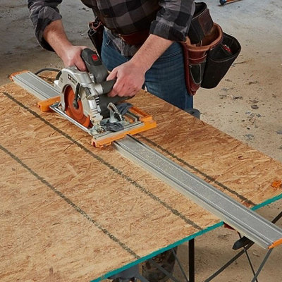 Rotary saw guide sales