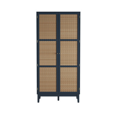 BORDEAUX BLUE 2 DOOR WARDROBE (2 PACKS)