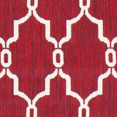 Bordeaux Spanish Tile Garden Patio Rug - Weatherproof, Mould & Mildew Resistant Indoor Outdoor Mat - Rectangular 120 x 170cm