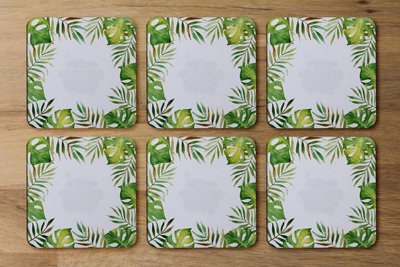 Border of Botanical Leaves (Coaster) / Default Title | DIY at B&Q